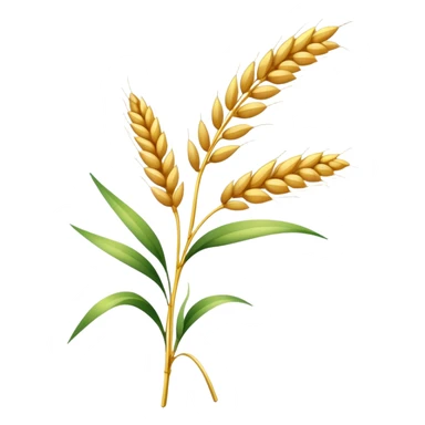 wheat sprig sticker