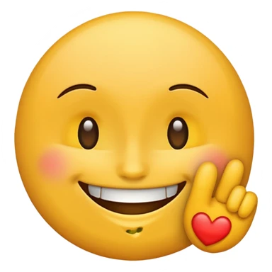 Thank you, smiling face  sticker