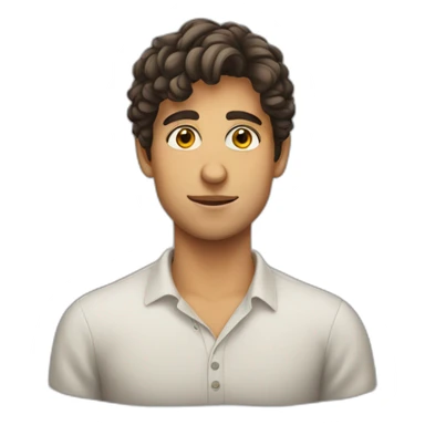 Italian young man sticker