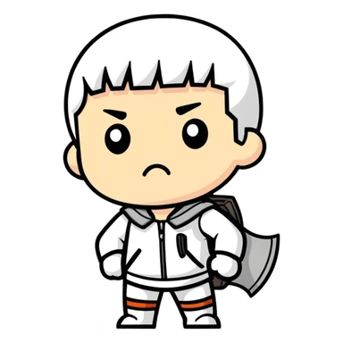 Midget with attitude sticker