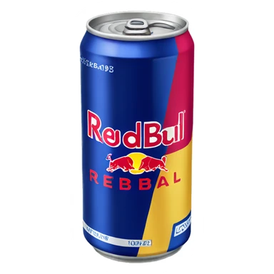 Redbull can sticker