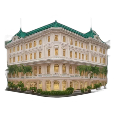raffles hotel singapore sticker