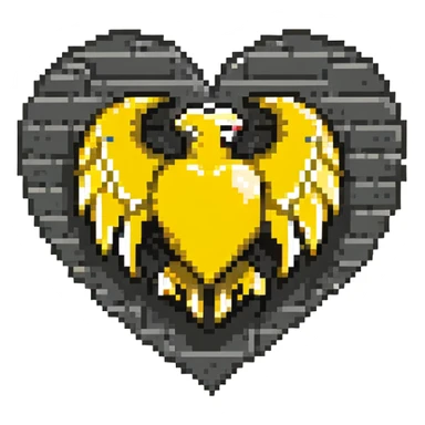 Wu-Tang Clan logo inside a heart sticker