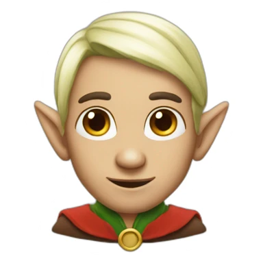 Elf-with-tatoo sticker