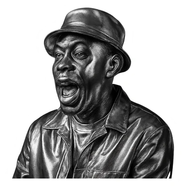 Portrait of Tyler, the Creator in CHROMAKOPIA style, abstract color overlays, expressive face, modern streetwear, dynamic and artistic composition sticker