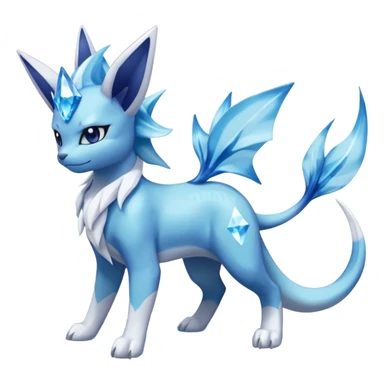Vaporeon-Glaceon-Suicune-Amaura-Dialga-fusion sticker