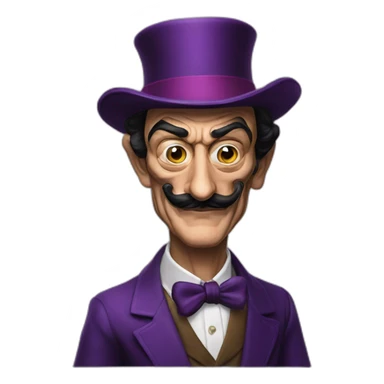 Salvador Dali waluigi sticker