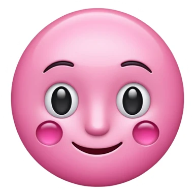 cute pink “A” emoji sticker