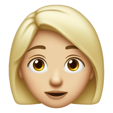 A Emily face plugging its nose sticker
