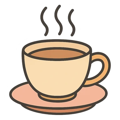 Remove the background, keep only the coffee cup in cozy warm tones with no background. sticker
