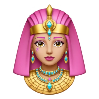 pink skin woman Pharaoh sticker