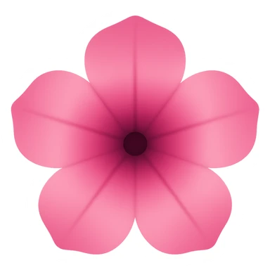 Pink-Gradient Petuniaemoji    , remove background sticker