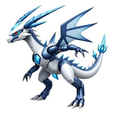 Futuristic Kyurem-dialga-hybrid, full body sticker