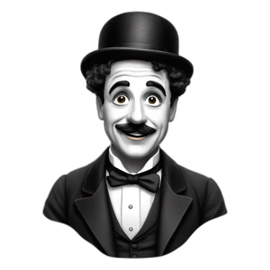 Charly chaplin sticker
