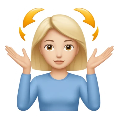 Minimal emoji representing reduced facial puffiness, soft hand gesture shaping the face contour, balanced and natural appearance, wellness-focused, simple and easy to understand
 sticker