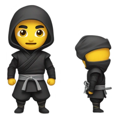 ninja plasetine sticker