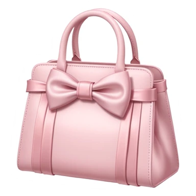 Light Pink Bag With Bow sticker