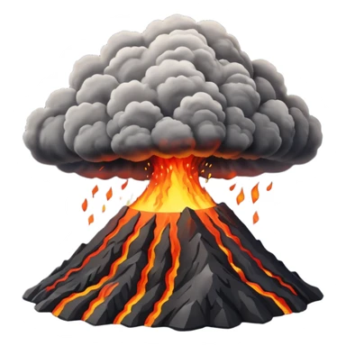 volcano sticker