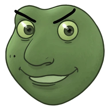 Rain bow cool face sticker