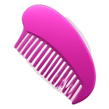 comb for hair pink sticker