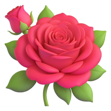 beautiful rose with Hindi text Husn meaning beauty sticker