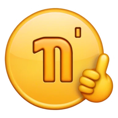 Numeric plus one sticker