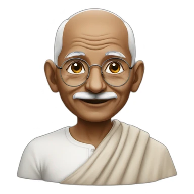 mahatma gandhi sticker