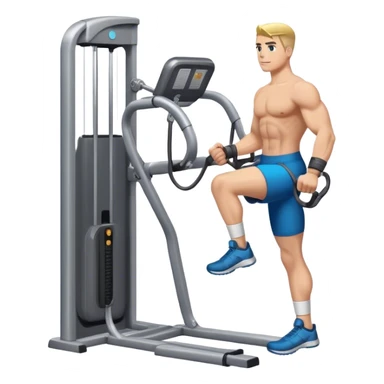 standing cable-machine-leg-raise with ankle-cuffs sticker