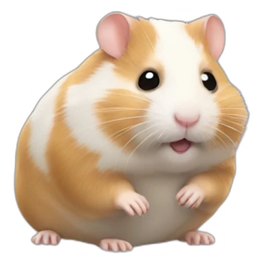 Hamster qui fait un clin d’œil sticker