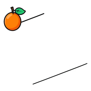 tangerine sticker