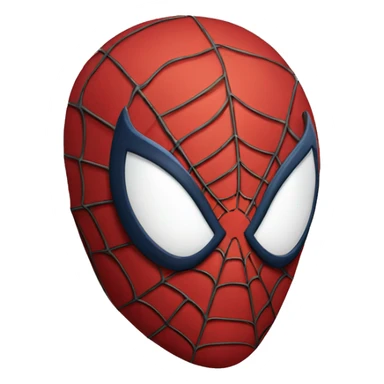 Spider man head  sticker