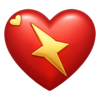 The flash with love hearts sticker