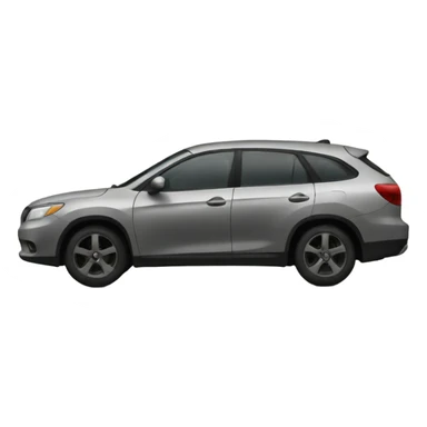 car shadow on white background sticker