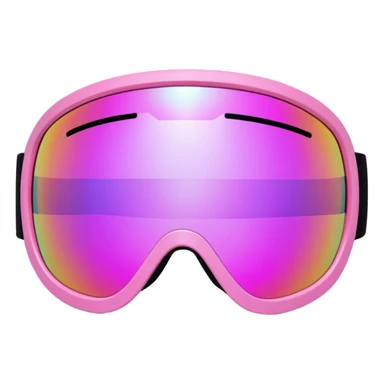 futuristic pink ski visor sunglasses, Y2K fashion, oversized lens sticker