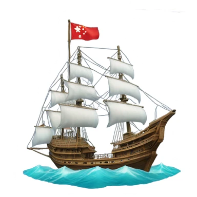 Aqua Luna ship of Hong Kong sticker