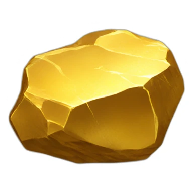 gold nugget sticker