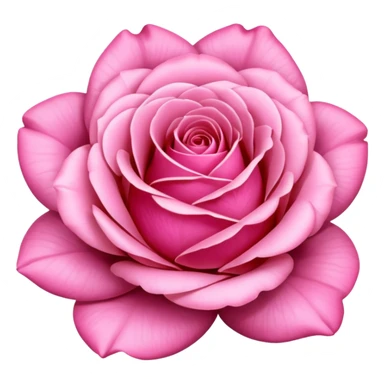 Pink rose sticker
