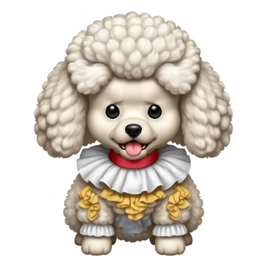 caniche enojado sticker