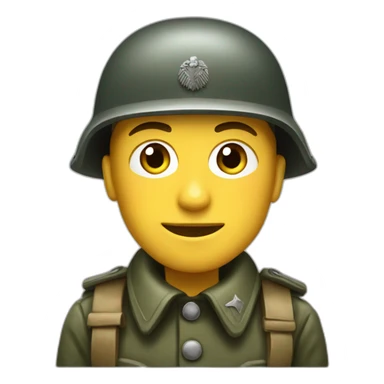 WW2 german soldier sticker