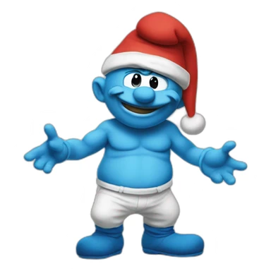 Papa Smurf sticker