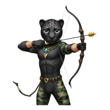 panther archer sticker