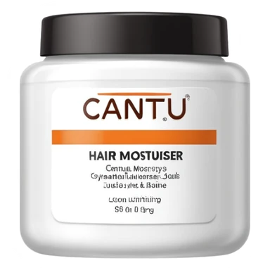 Jar of Cantu Hair Moisturiser.  sticker