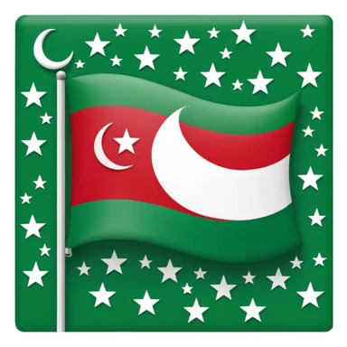 Chechen flag sticker