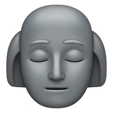 grey human silhouette frontal view with no facial features, no face, no eyes, no nose, no mouth, simple outline sticker