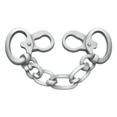 Fluffy handcuffs  sticker