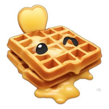 Belgian waffles sticker