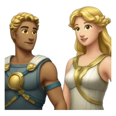 Apollo and Artemis sticker