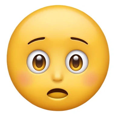 surprised face emoji classic style sticker