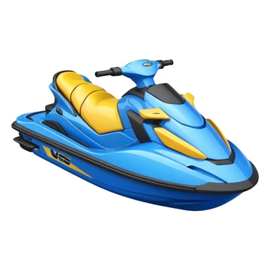 Create a realistic jetski sticker