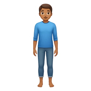 Someone inspired and happy  fullbody sticker